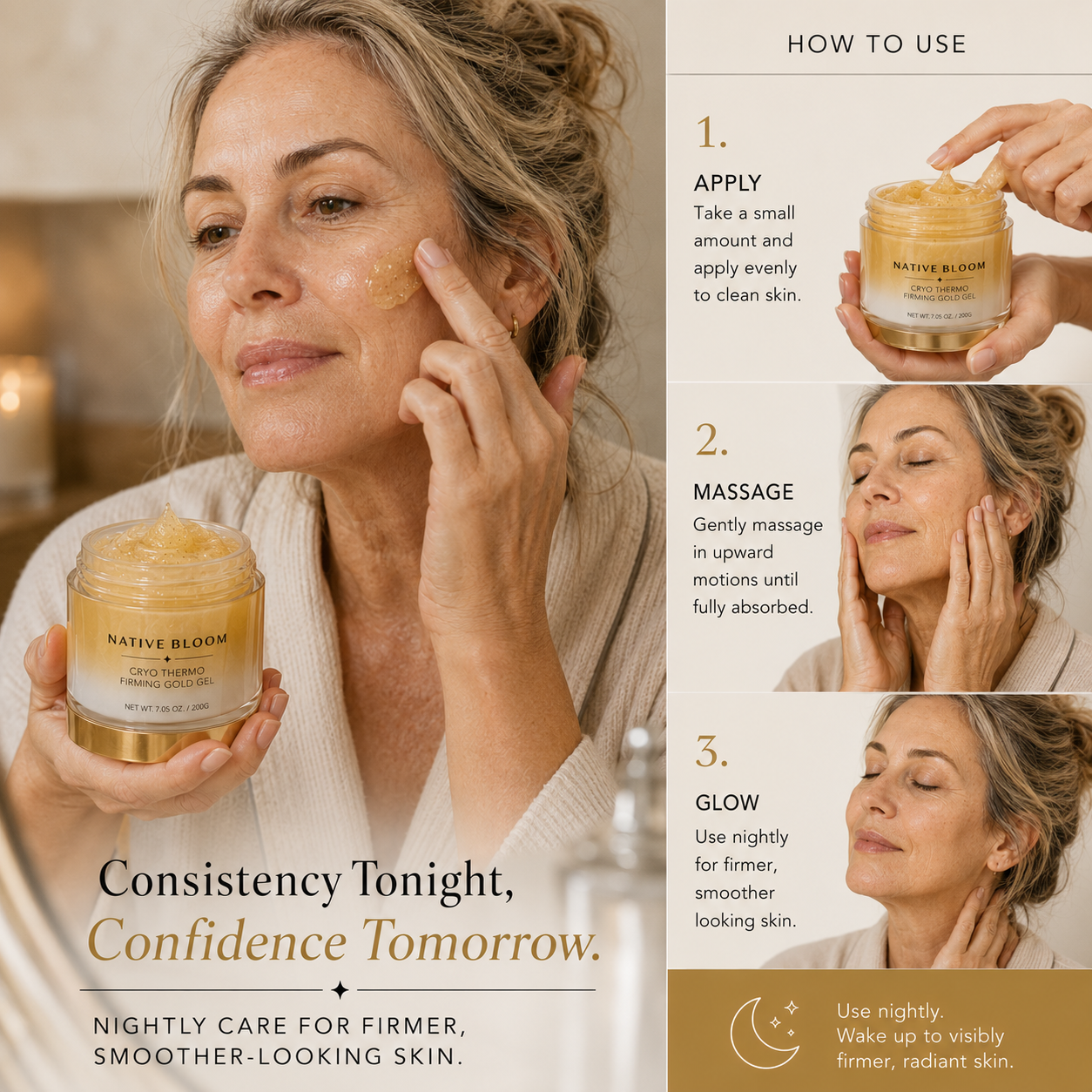 Native Bloom™ - Cryo Firming Gold Gel