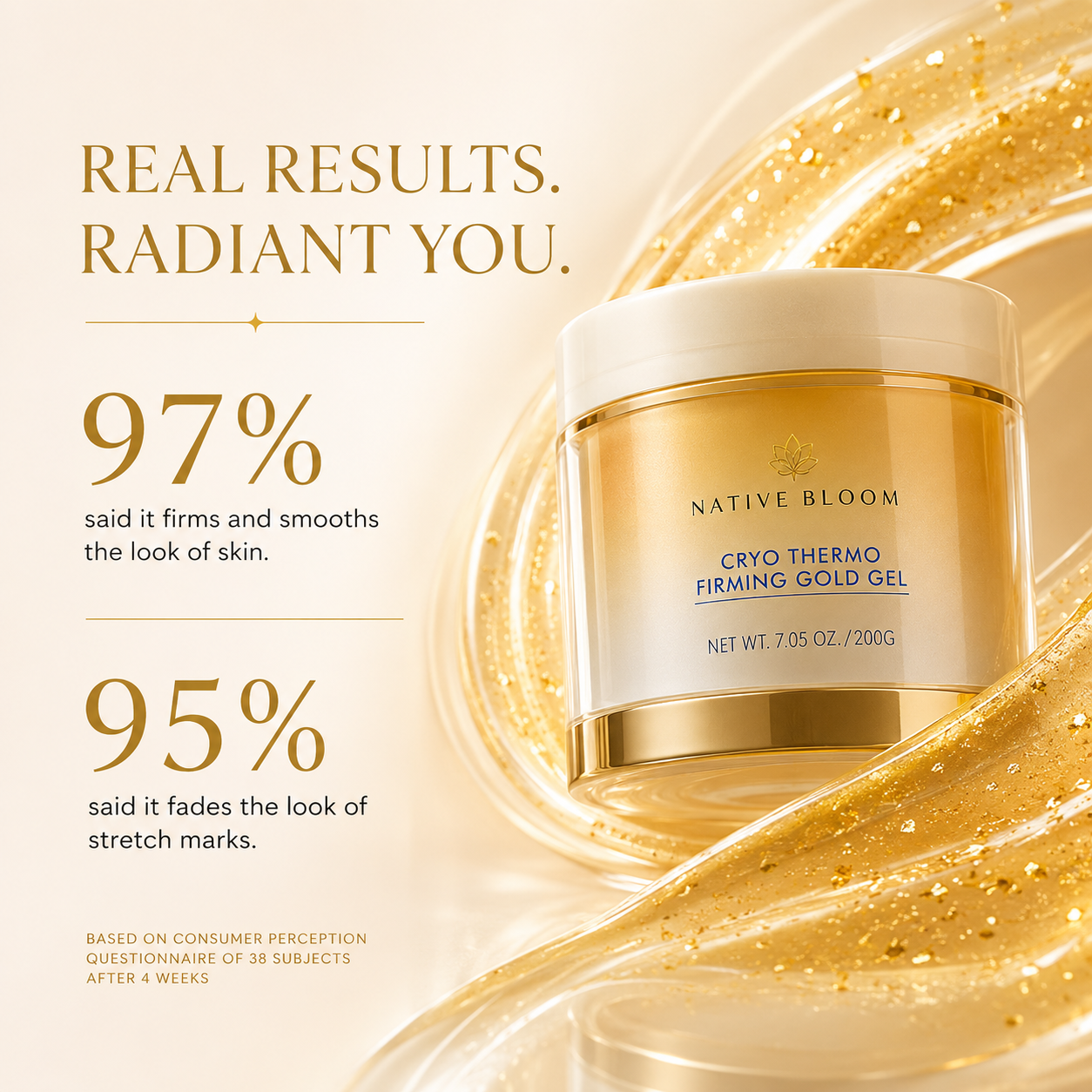 Native Bloom™ - Cryo Firming Gold Gel