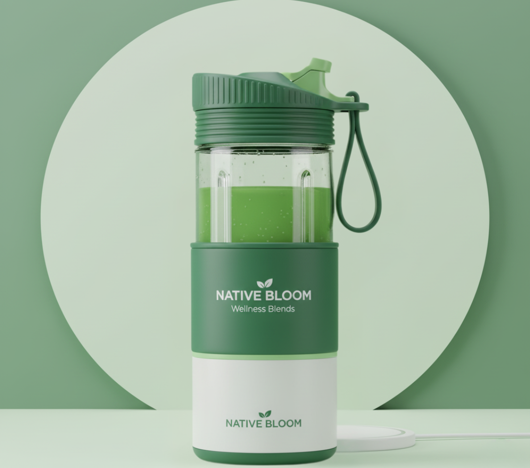 Native Bloom™ - Glass Blender Bottle