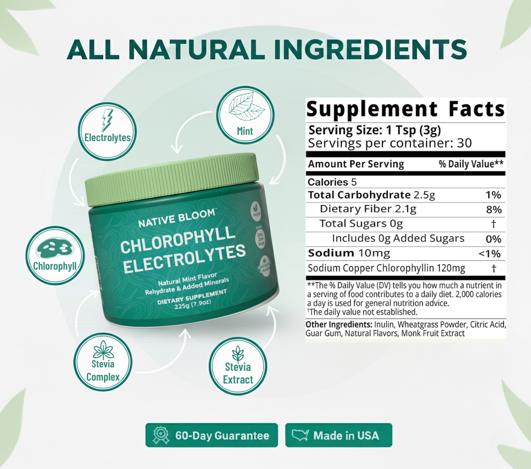 Native Bloom™ - Chlorophyll Electrolyte Blend